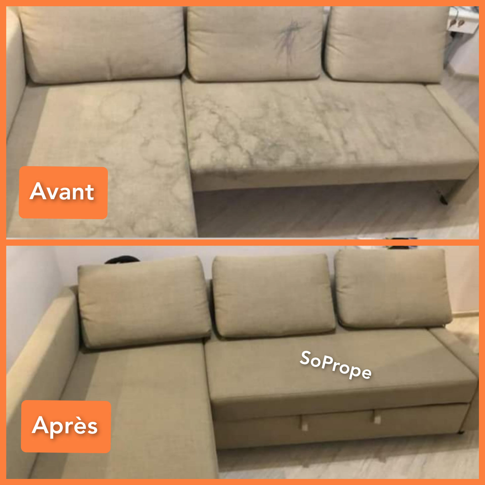 Entreprise de nettoyage de canapé-sofa et fauteuil à domicile